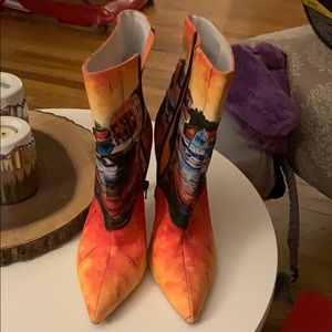 Jeffery Campbell printed boots size 39